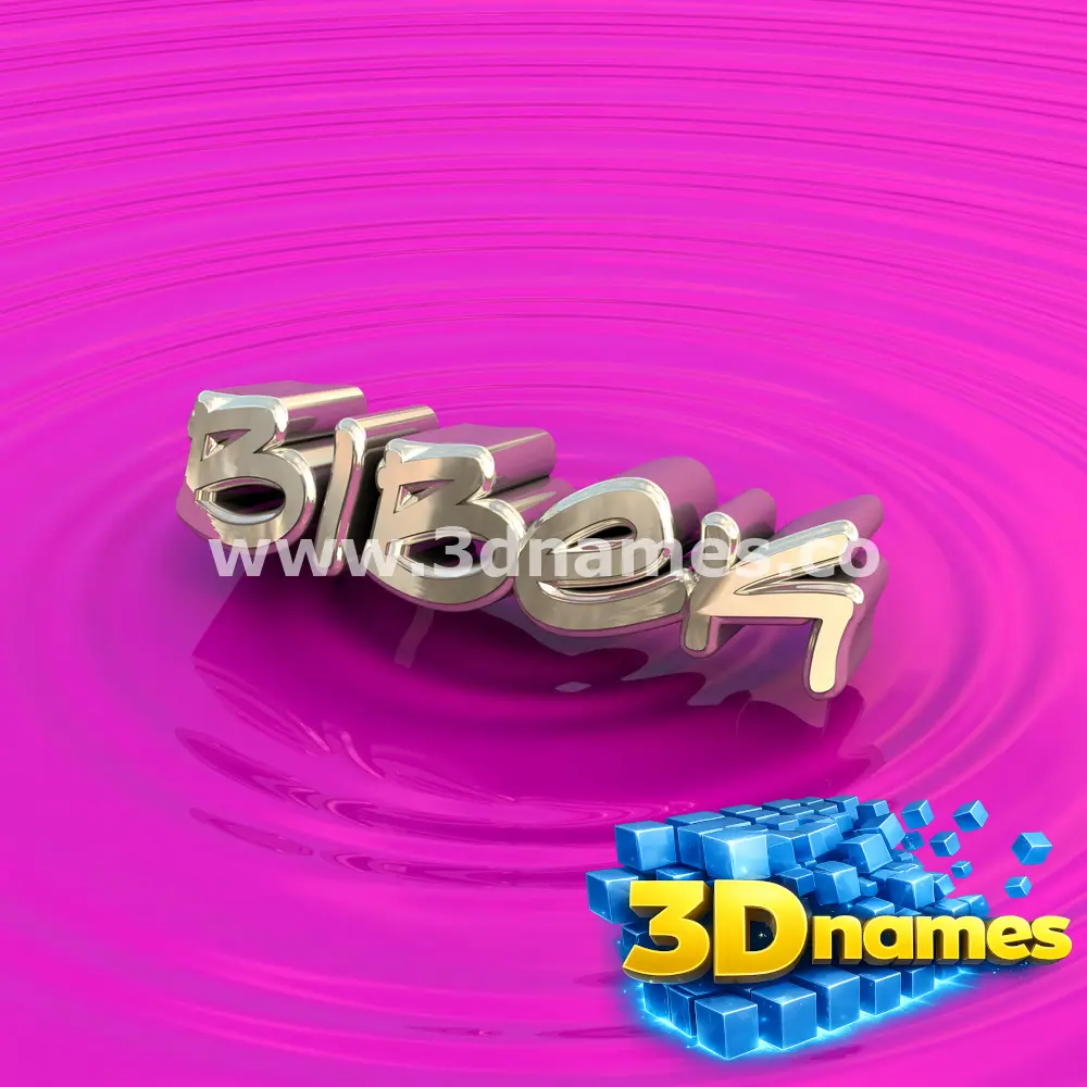 bibek in Pink Graffiti style - 3D name wallpaper