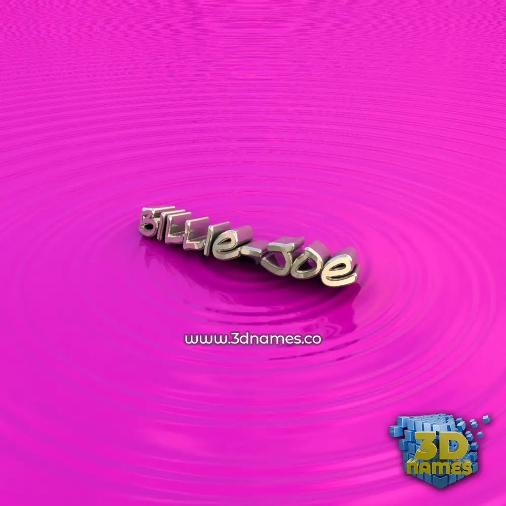 billie-joe in Pink Graffiti style - 3D name wallpaper