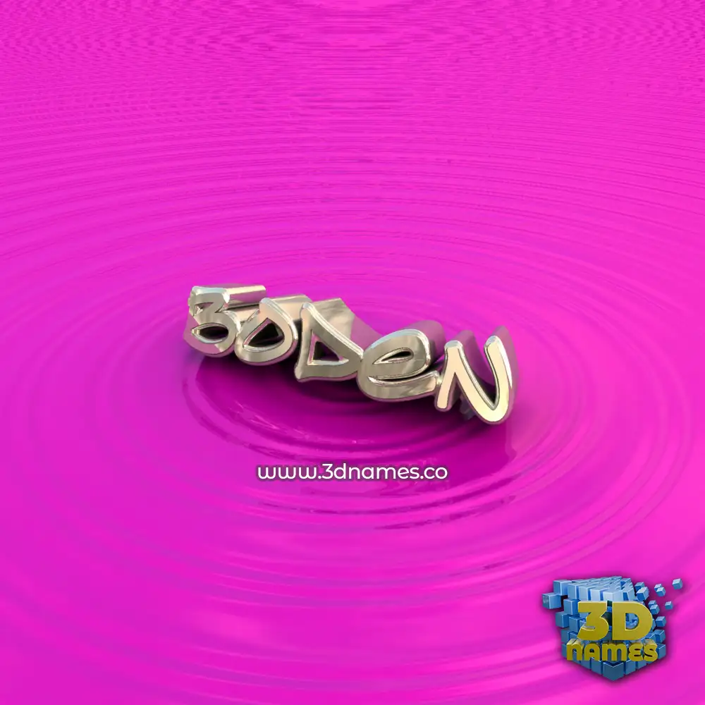 boden in Pink Graffiti style - 3D name wallpaper