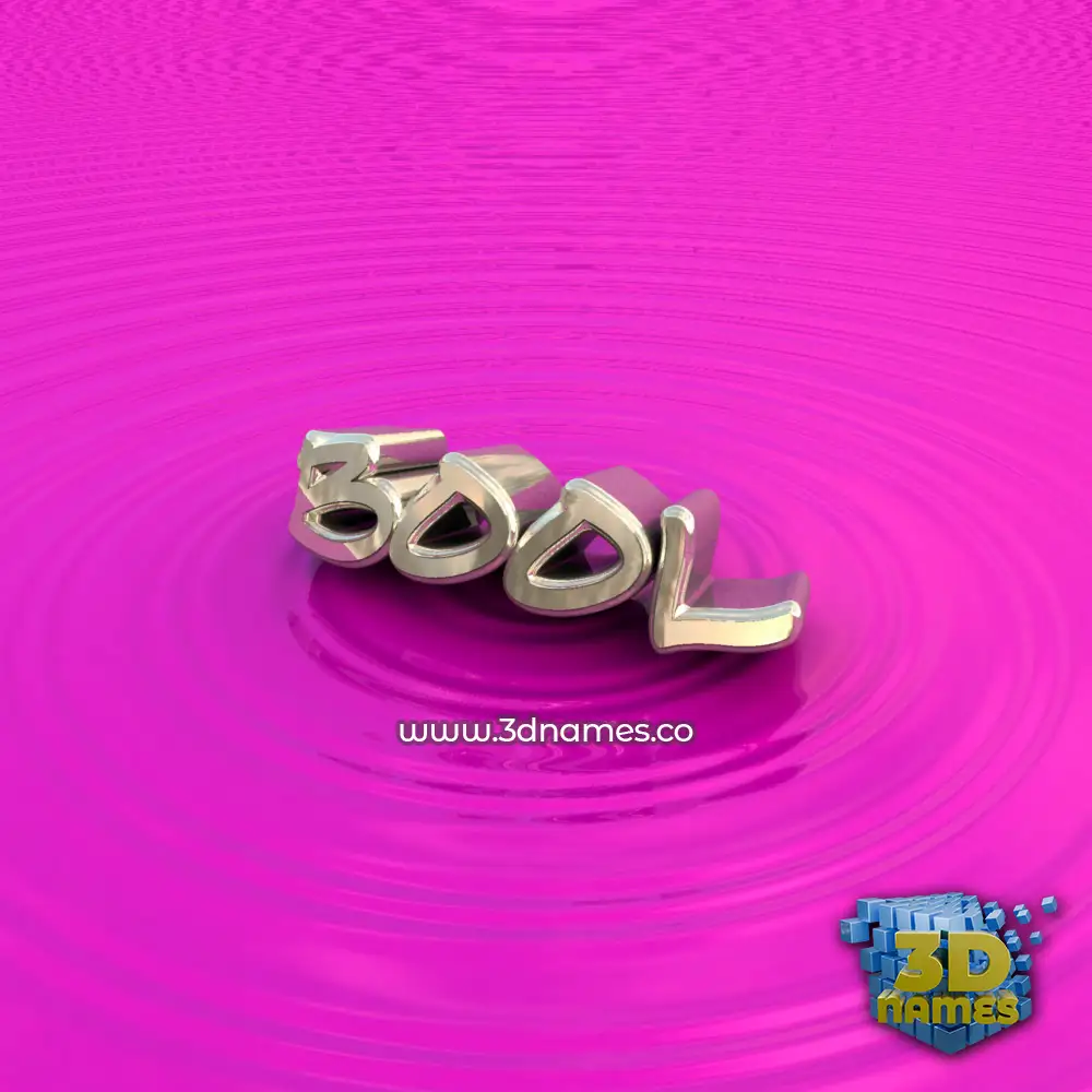 bool in Pink Graffiti style - 3D name wallpaper