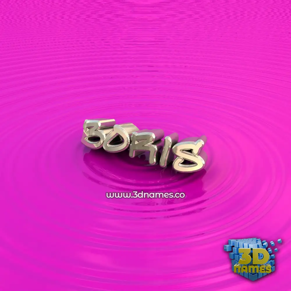 boris in Pink Graffiti style - 3D name wallpaper
