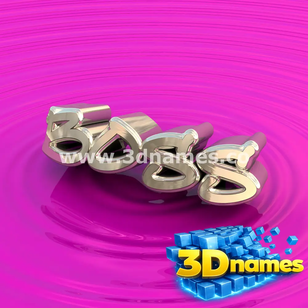 boss in Pink Graffiti style - 3D name wallpaper