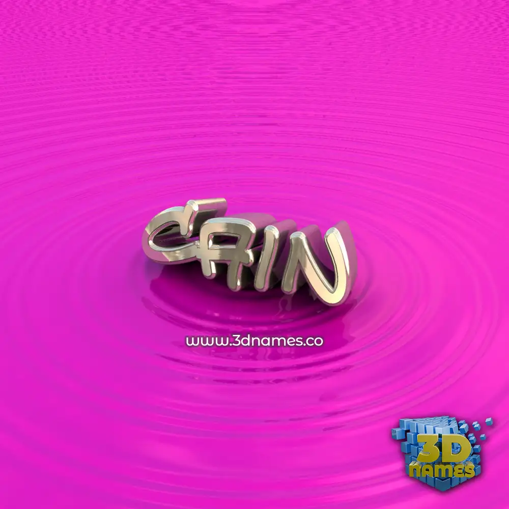 cain in Pink Graffiti style - 3D name wallpaper