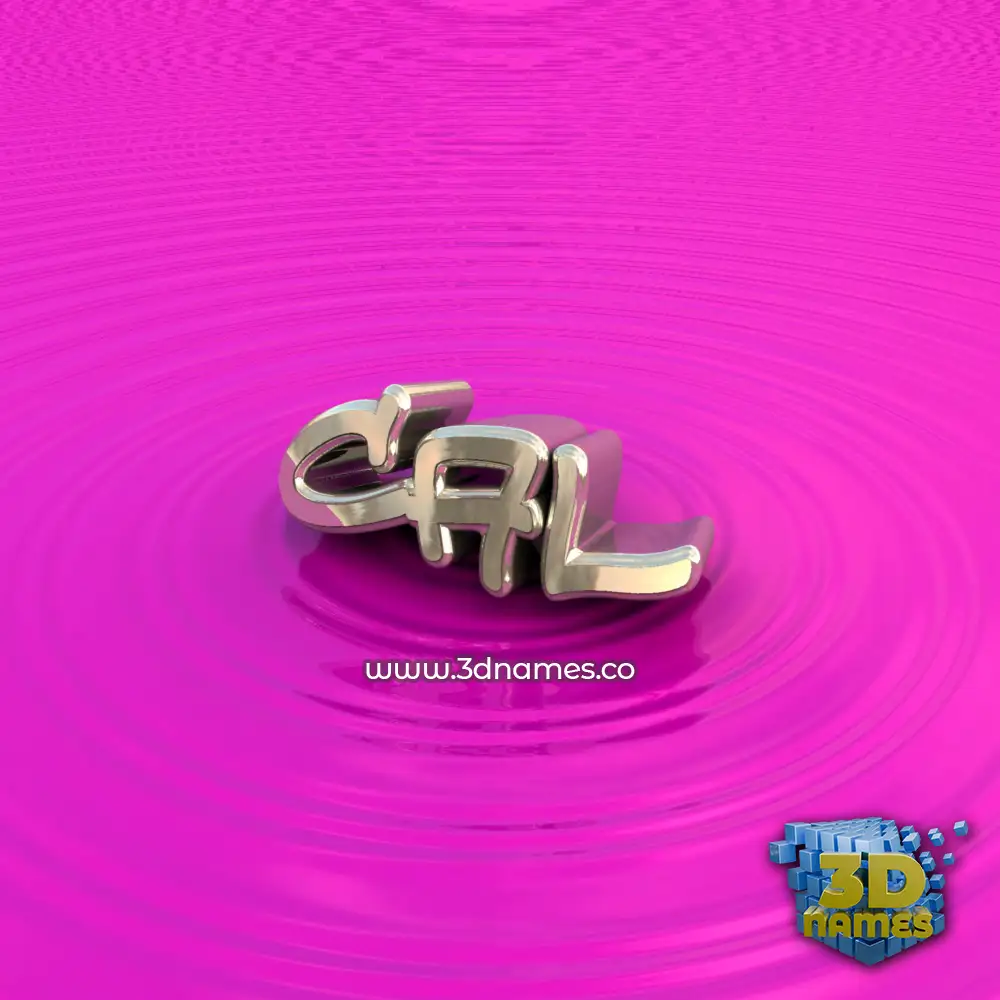 cal in Pink Graffiti style - 3D name wallpaper