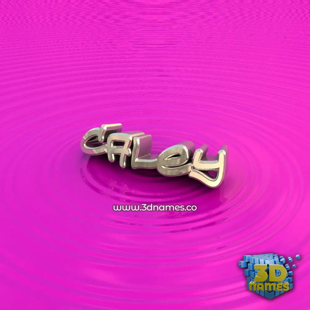caley in Pink Graffiti style - 3D name wallpaper