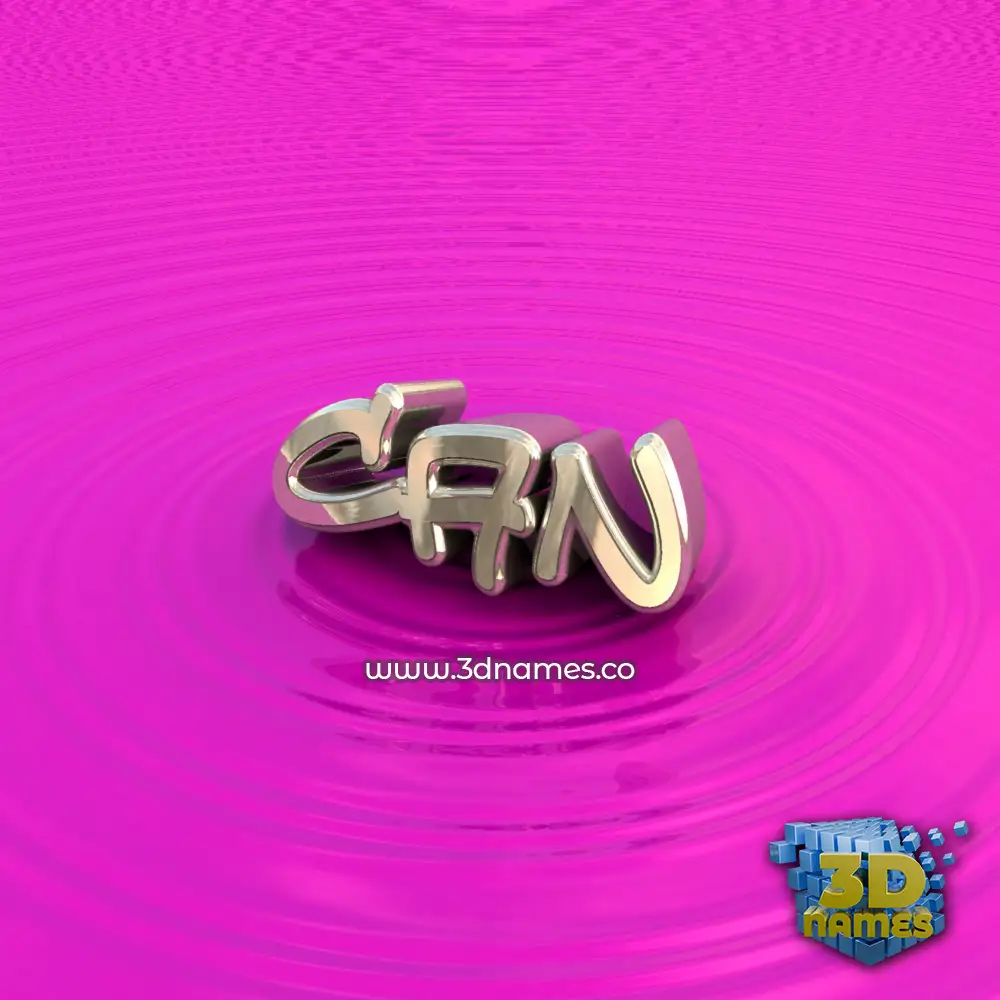 can in Pink Graffiti style - 3D name wallpaper