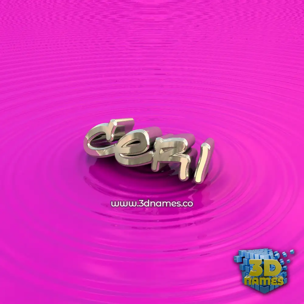 ceri in Pink Graffiti style - 3D name wallpaper