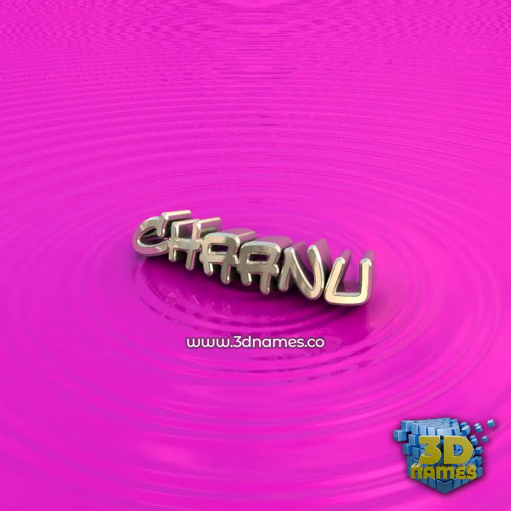 chaanu in Pink Graffiti style - 3D name wallpaper