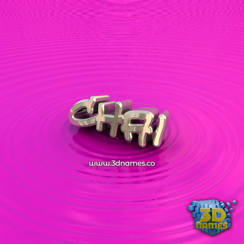 chai in Pink Graffiti style - 3D name wallpaper