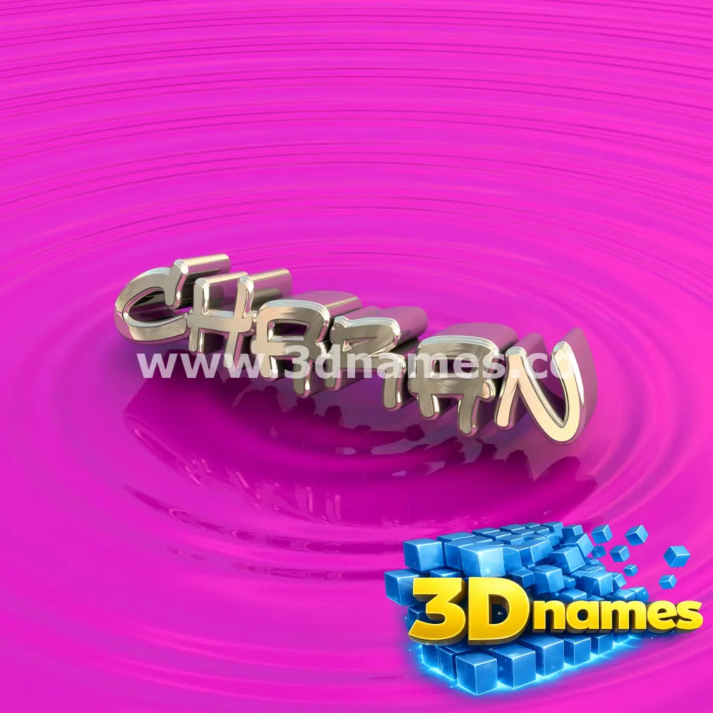 charan in Pink Graffiti style - 3D name wallpaper