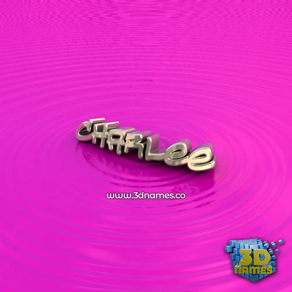 charlee in Pink Graffiti style - 3D name wallpaper