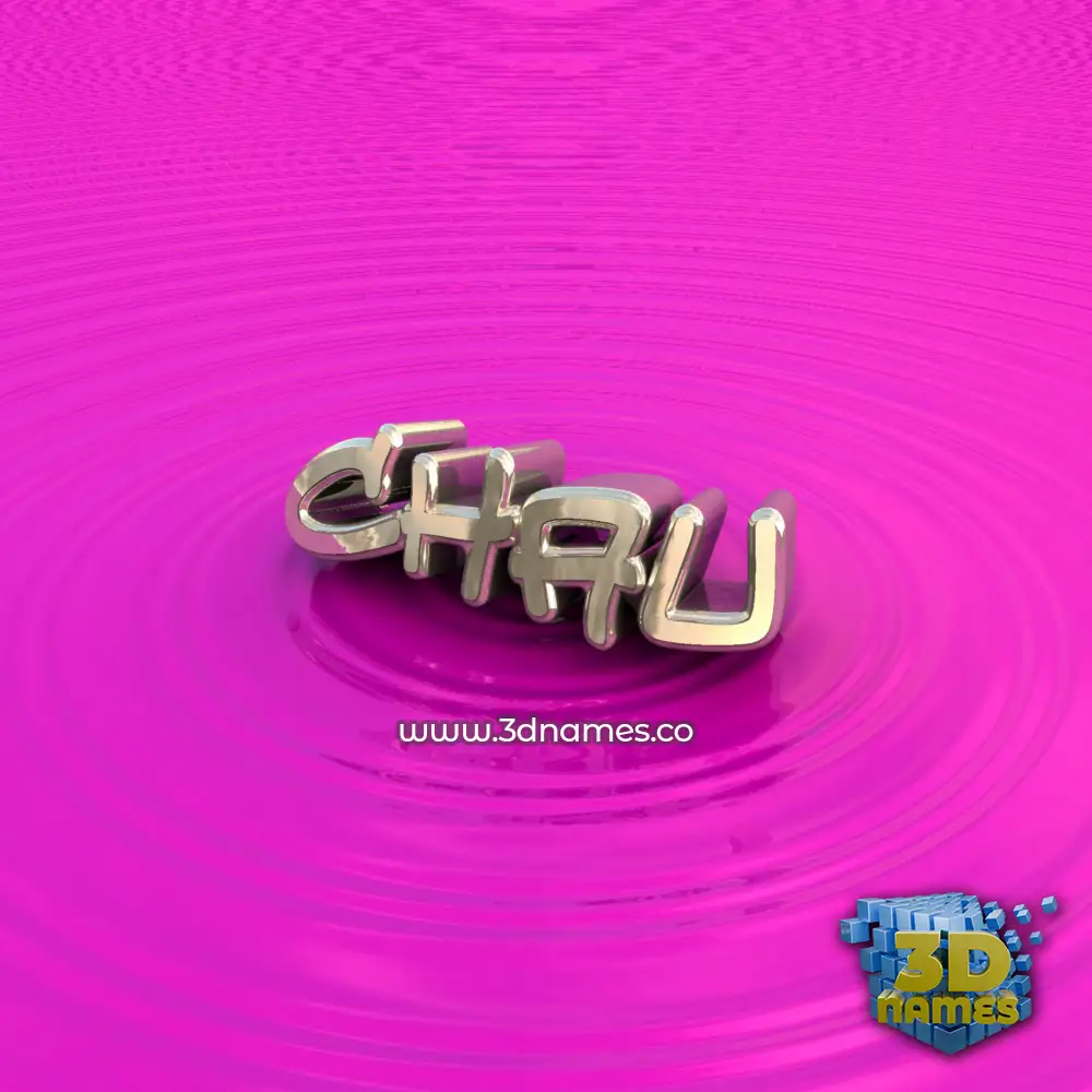 chau in Pink Graffiti style - 3D name wallpaper