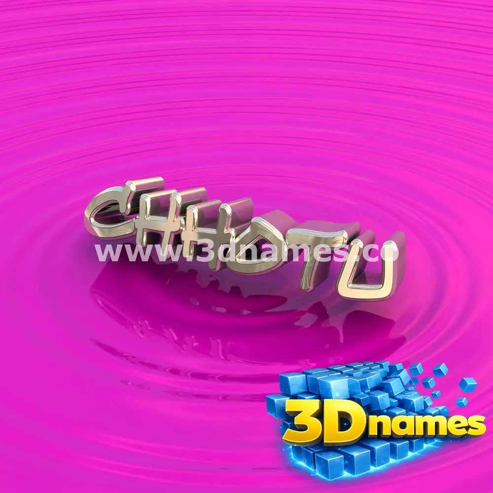 chhotu in Pink Graffiti style - 3D name wallpaper
