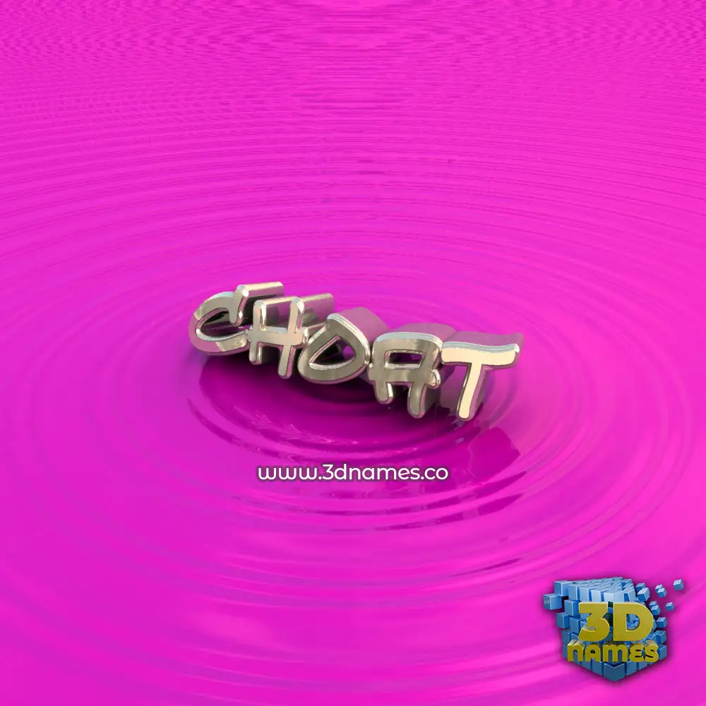 choat in Pink Graffiti style - 3D name wallpaper