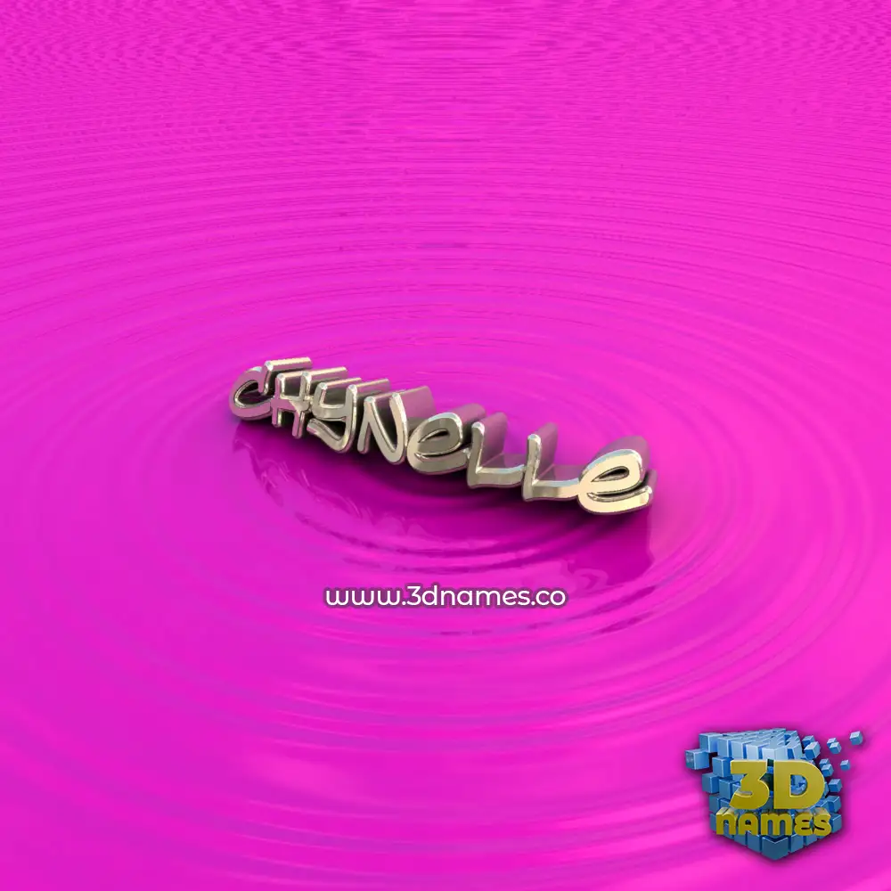 chynelle in Pink Graffiti style - 3D name wallpaper