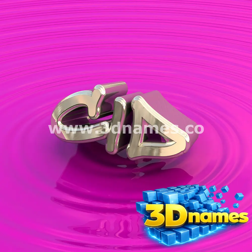 cid in Pink Graffiti style - 3D name wallpaper