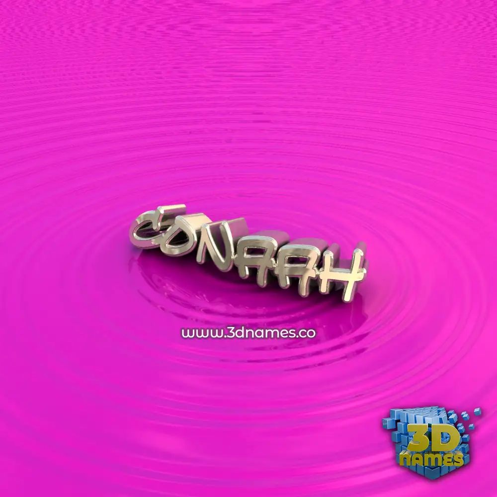conaah in Pink Graffiti style - 3D name wallpaper