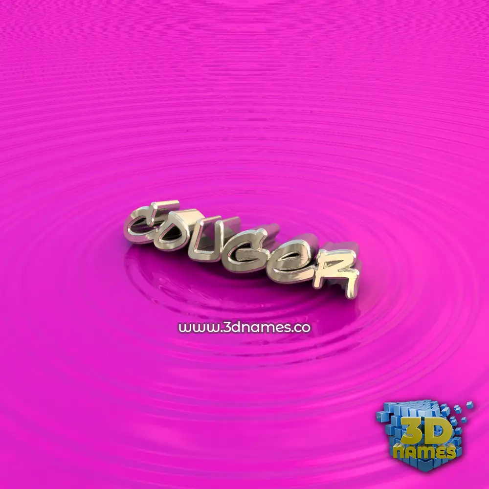 couger in Pink Graffiti style - 3D name wallpaper