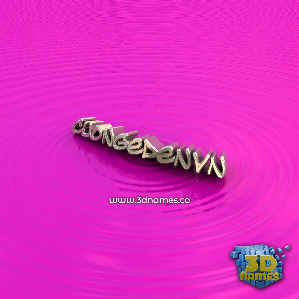 cuongedenvn in Pink Graffiti style - 3D name wallpaper