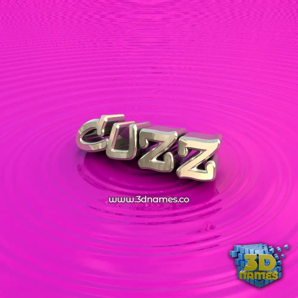 cuzz in Pink Graffiti style - 3D name wallpaper