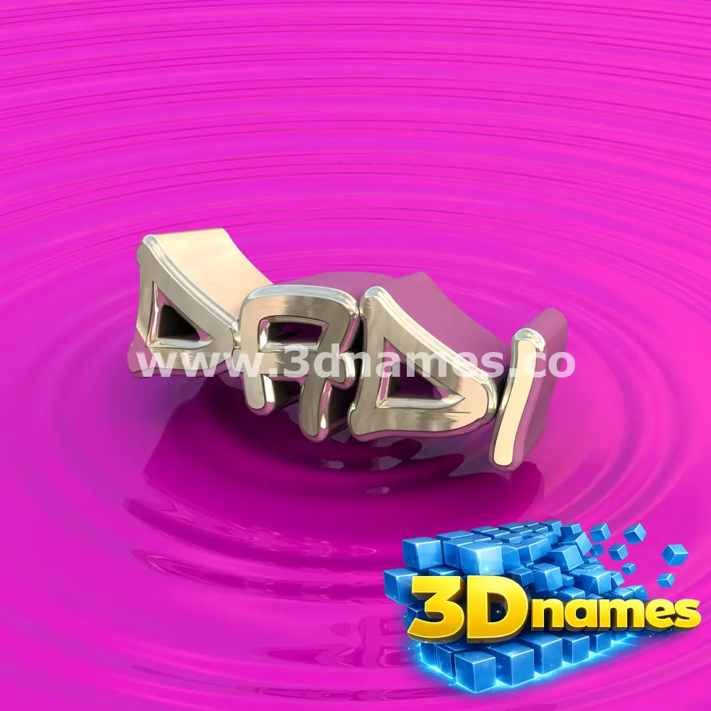 dadi in Pink Graffiti style - 3D name wallpaper