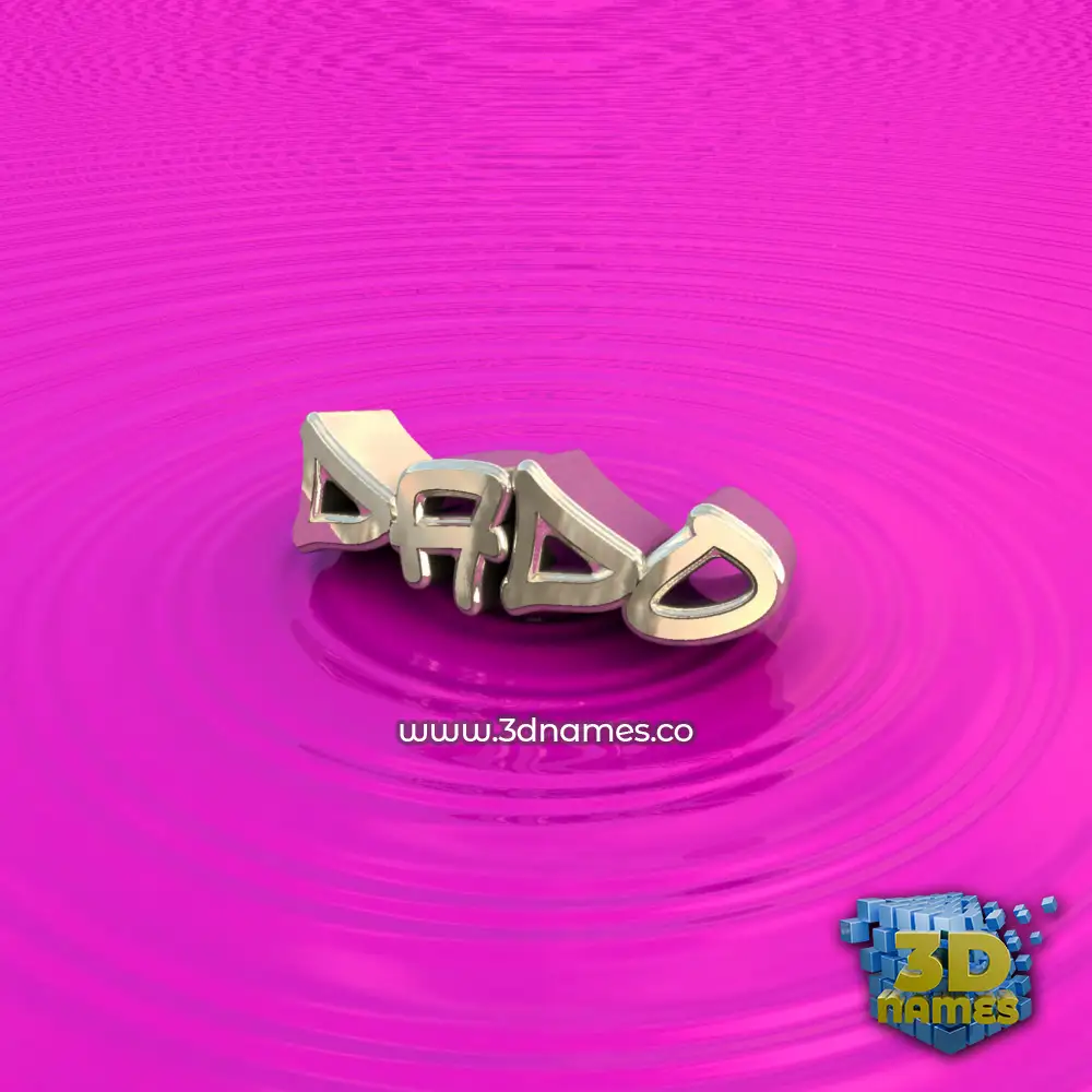 dado in Pink Graffiti style - 3D name wallpaper