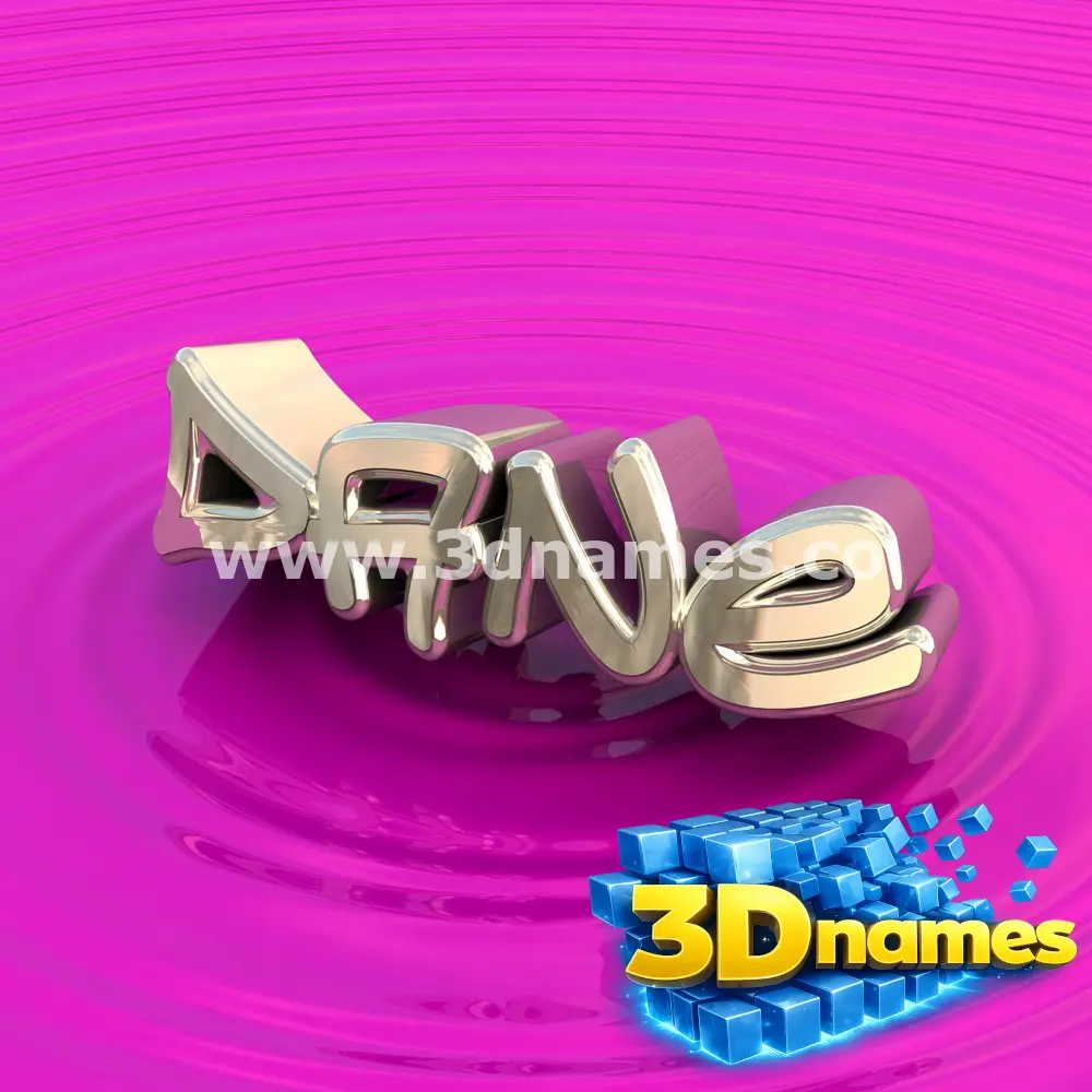 dane in Pink Graffiti style - 3D name wallpaper