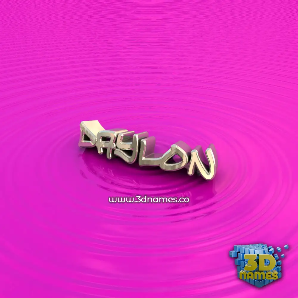 daylon in Pink Graffiti style - 3D name wallpaper