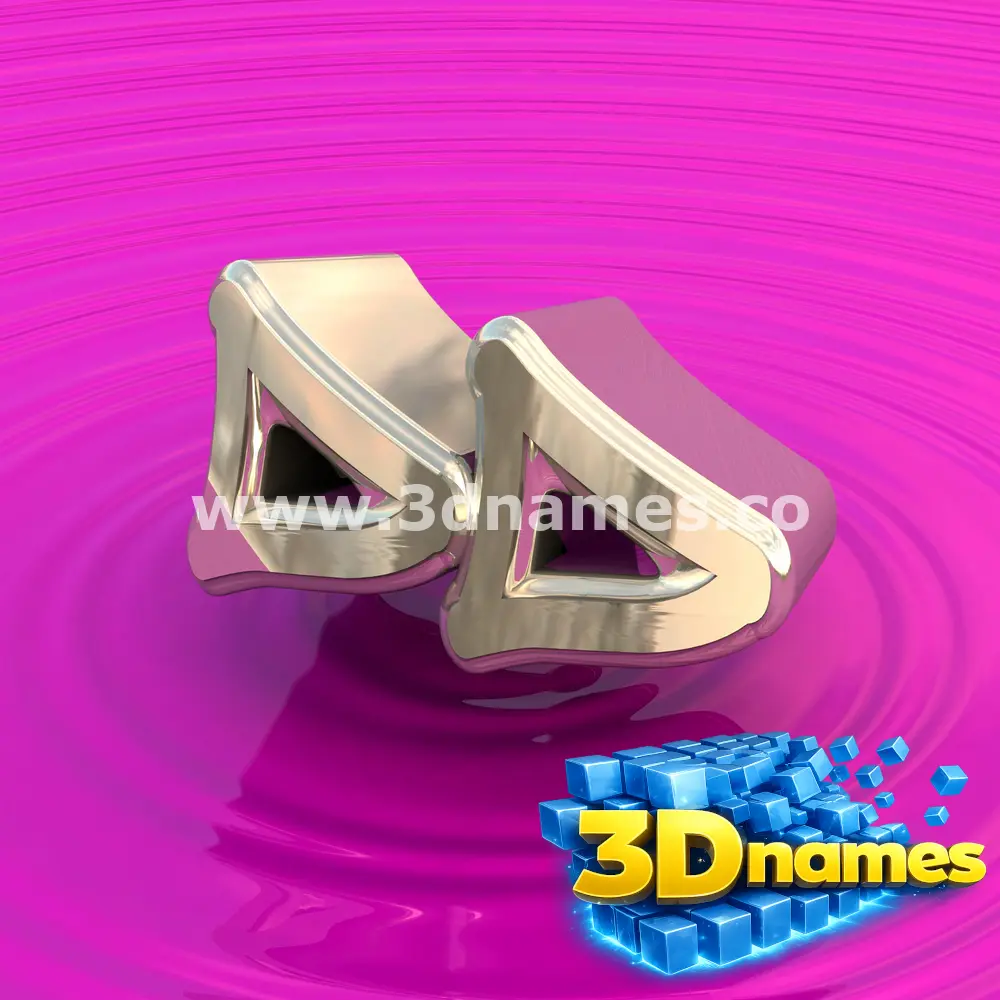 dd in Pink Graffiti style - 3D name wallpaper