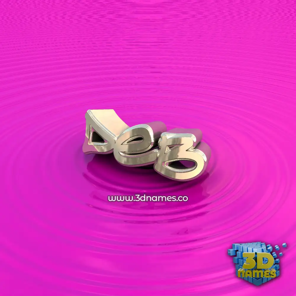 deb in Pink Graffiti style - 3D name wallpaper