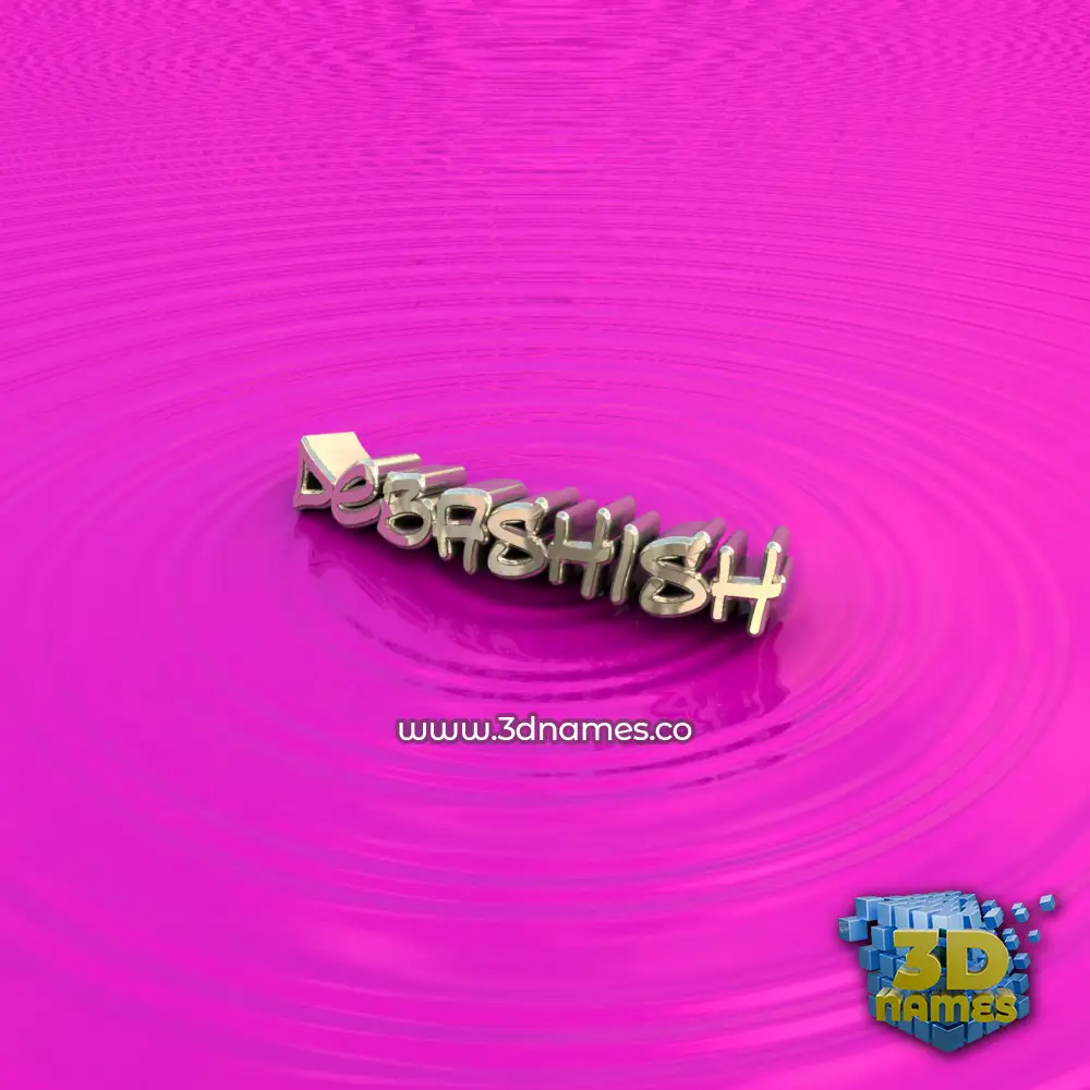 debashish in Pink Graffiti style - 3D name wallpaper