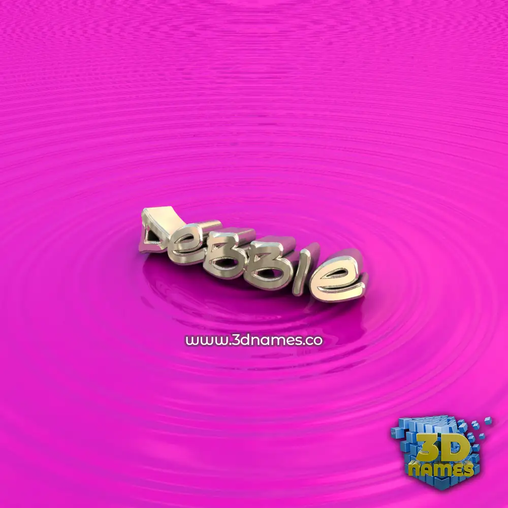 debbie in Pink Graffiti style - 3D name wallpaper