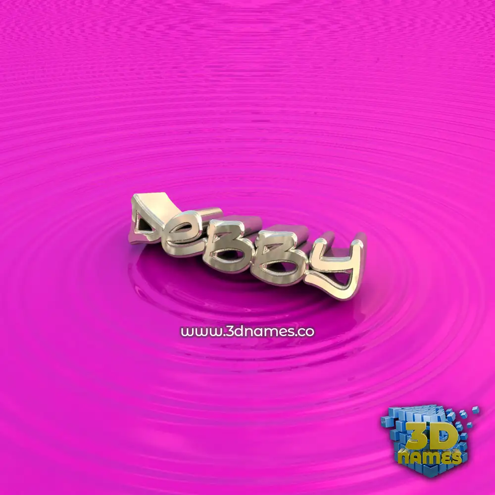 debby in Pink Graffiti style - 3D name wallpaper