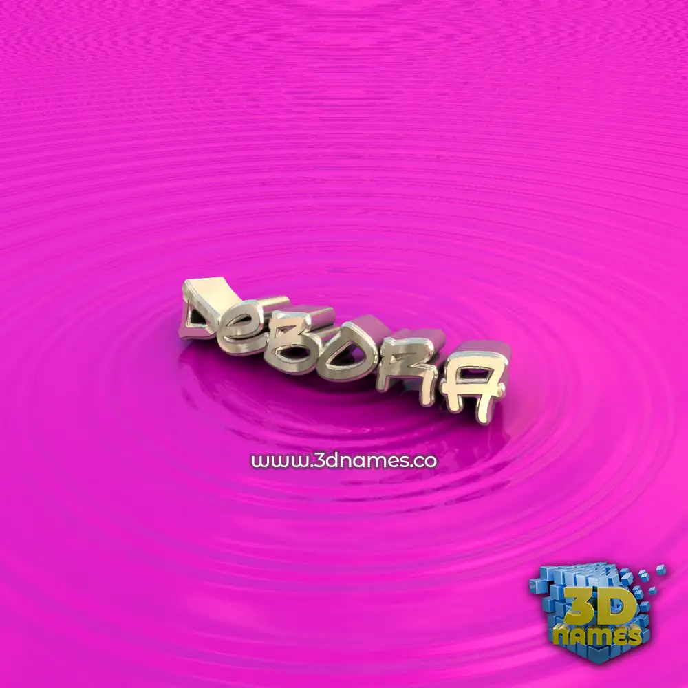 debora in Pink Graffiti style - 3D name wallpaper