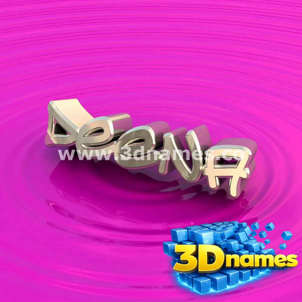deena in Pink Graffiti style - 3D name wallpaper