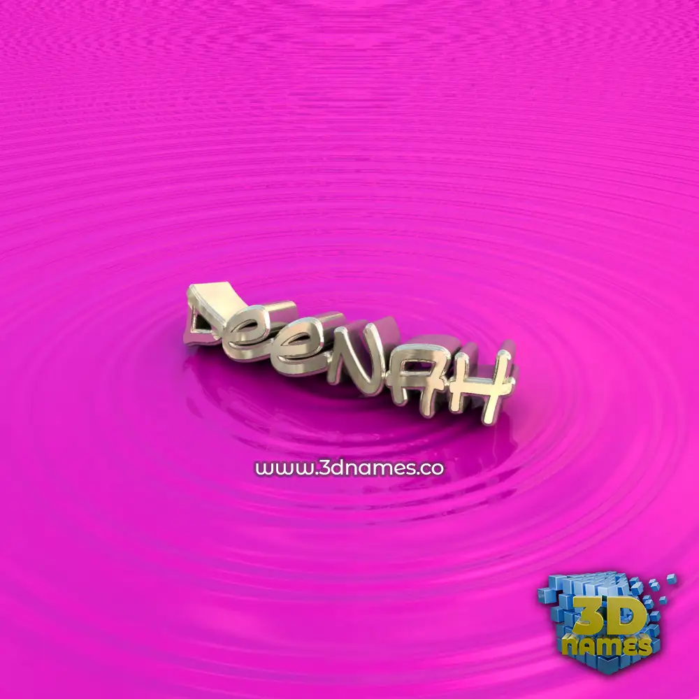deenah in Pink Graffiti style - 3D name wallpaper
