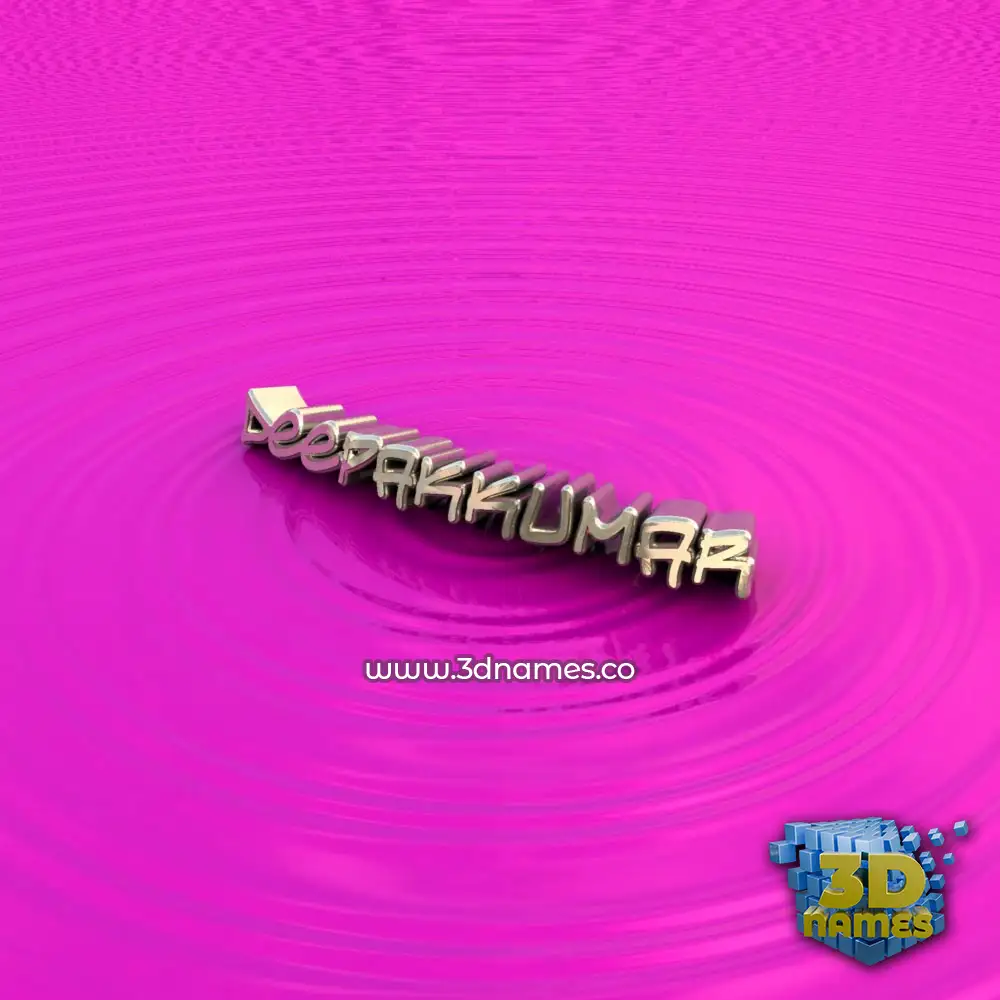 deepakkumar in Pink Graffiti style - 3D name wallpaper