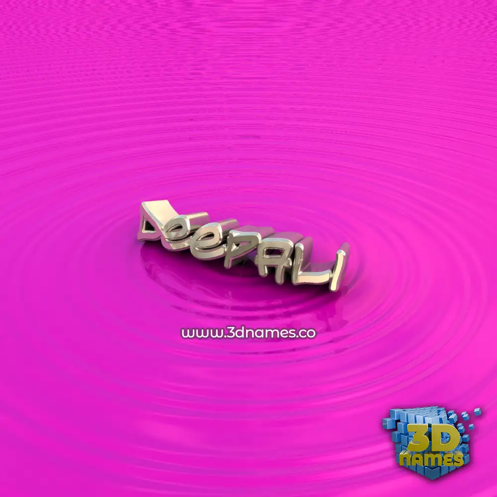deepali in Pink Graffiti style - 3D name wallpaper