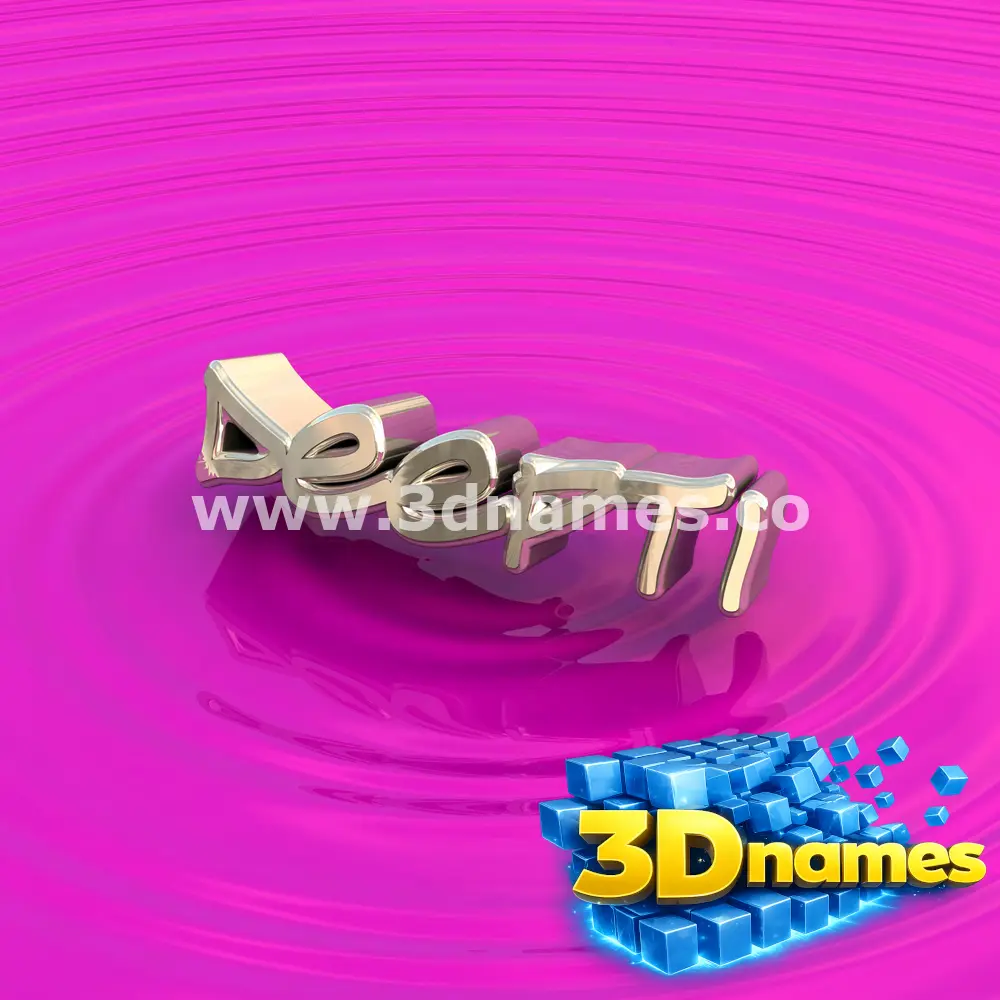 deepti in Pink Graffiti style - 3D name wallpaper