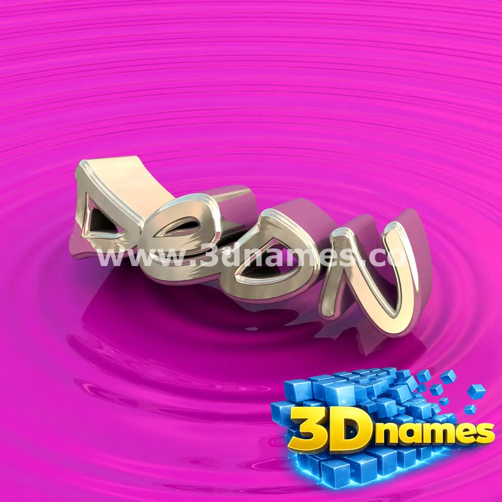 deon in Pink Graffiti style - 3D name wallpaper