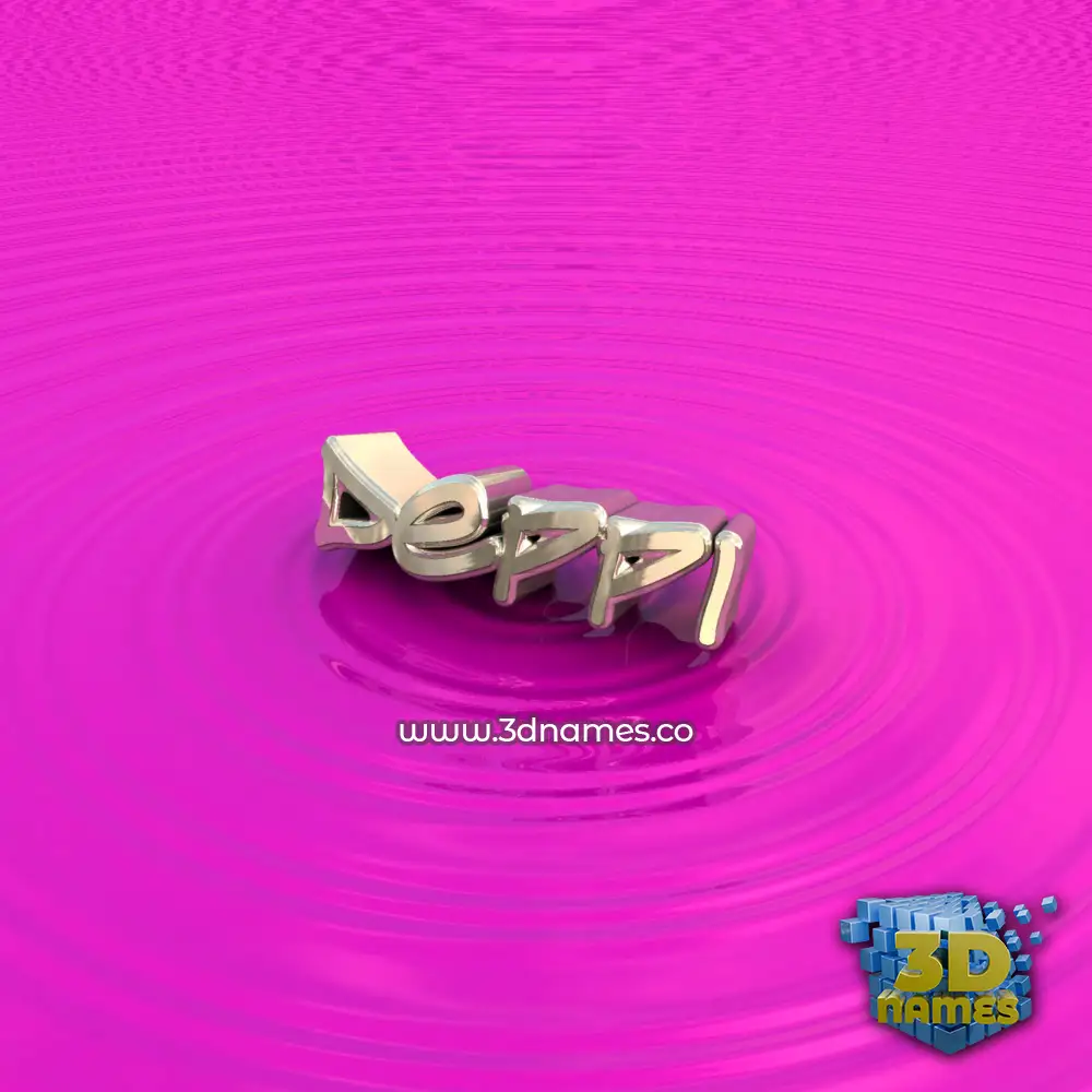 deppi in Pink Graffiti style - 3D name wallpaper