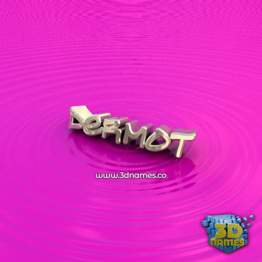 dermot in Pink Graffiti style - 3D name wallpaper