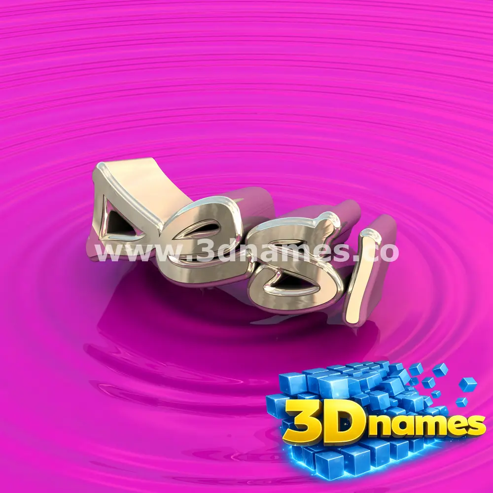 desi in Pink Graffiti style - 3D name wallpaper