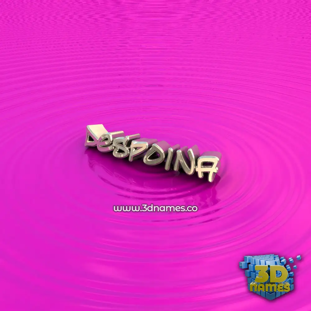 despoina in Pink Graffiti style - 3D name wallpaper