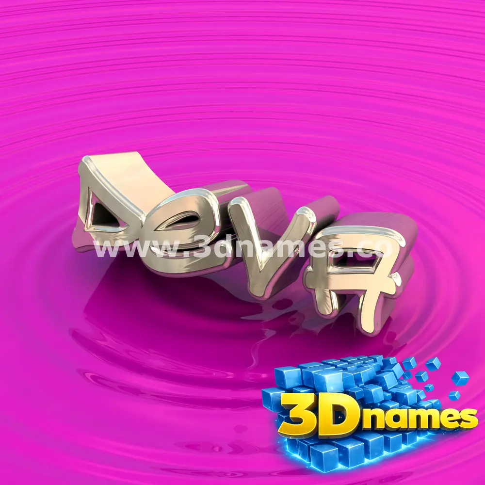 deva in Pink Graffiti style - 3D name wallpaper