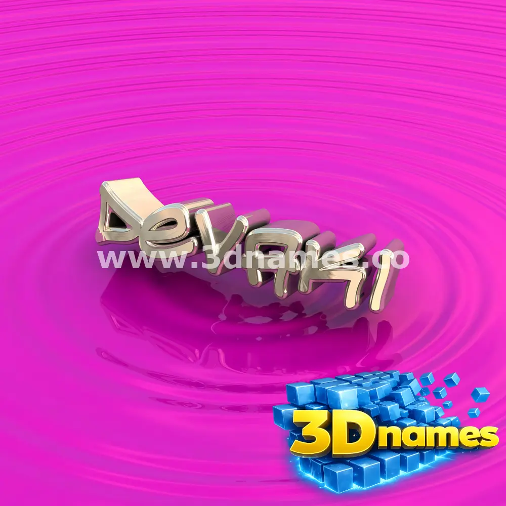 devaki in Pink Graffiti style - 3D name wallpaper