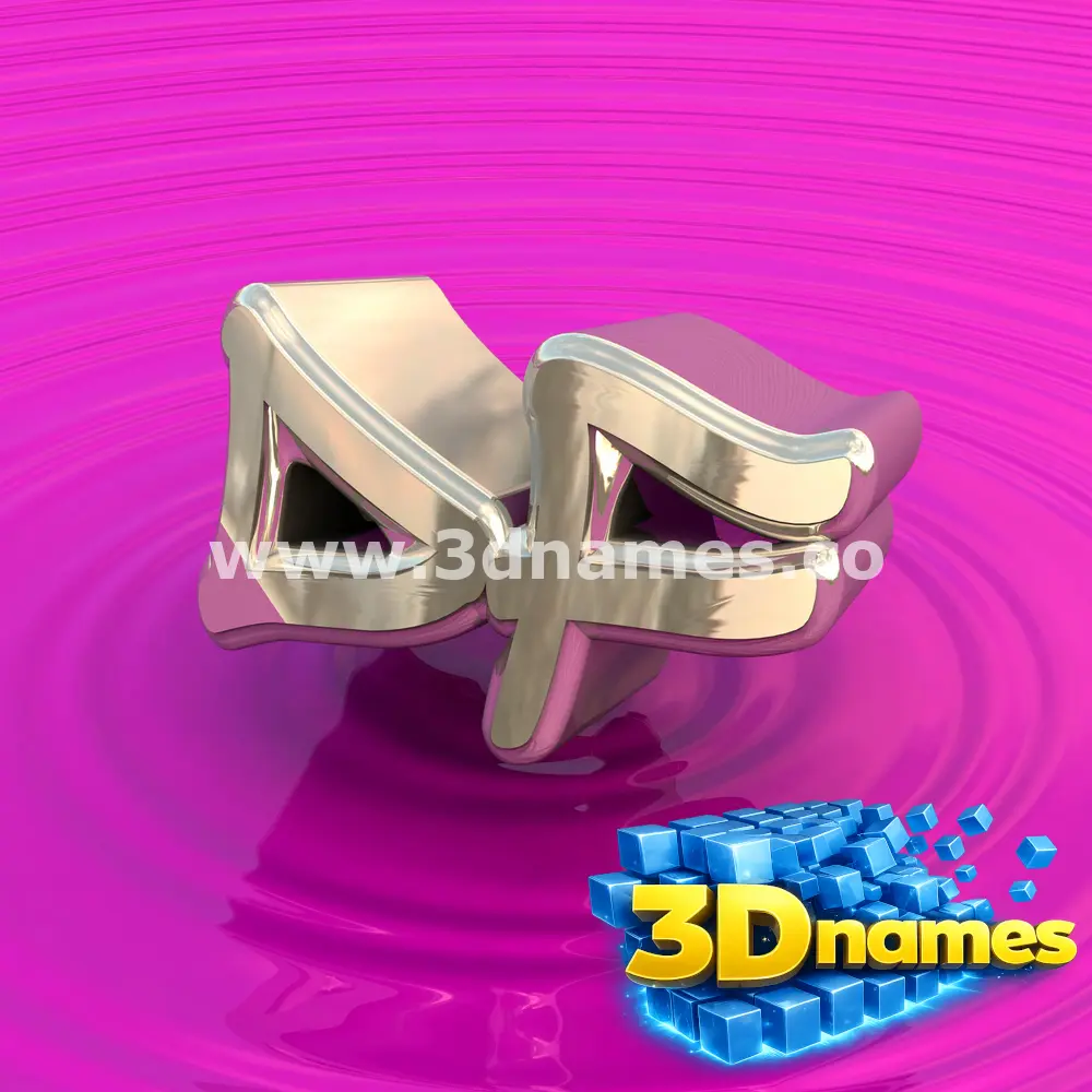 df in Pink Graffiti style - 3D name wallpaper