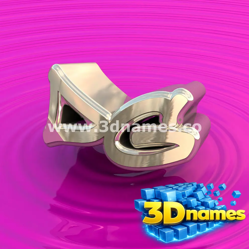 dg in Pink Graffiti style - 3D name wallpaper