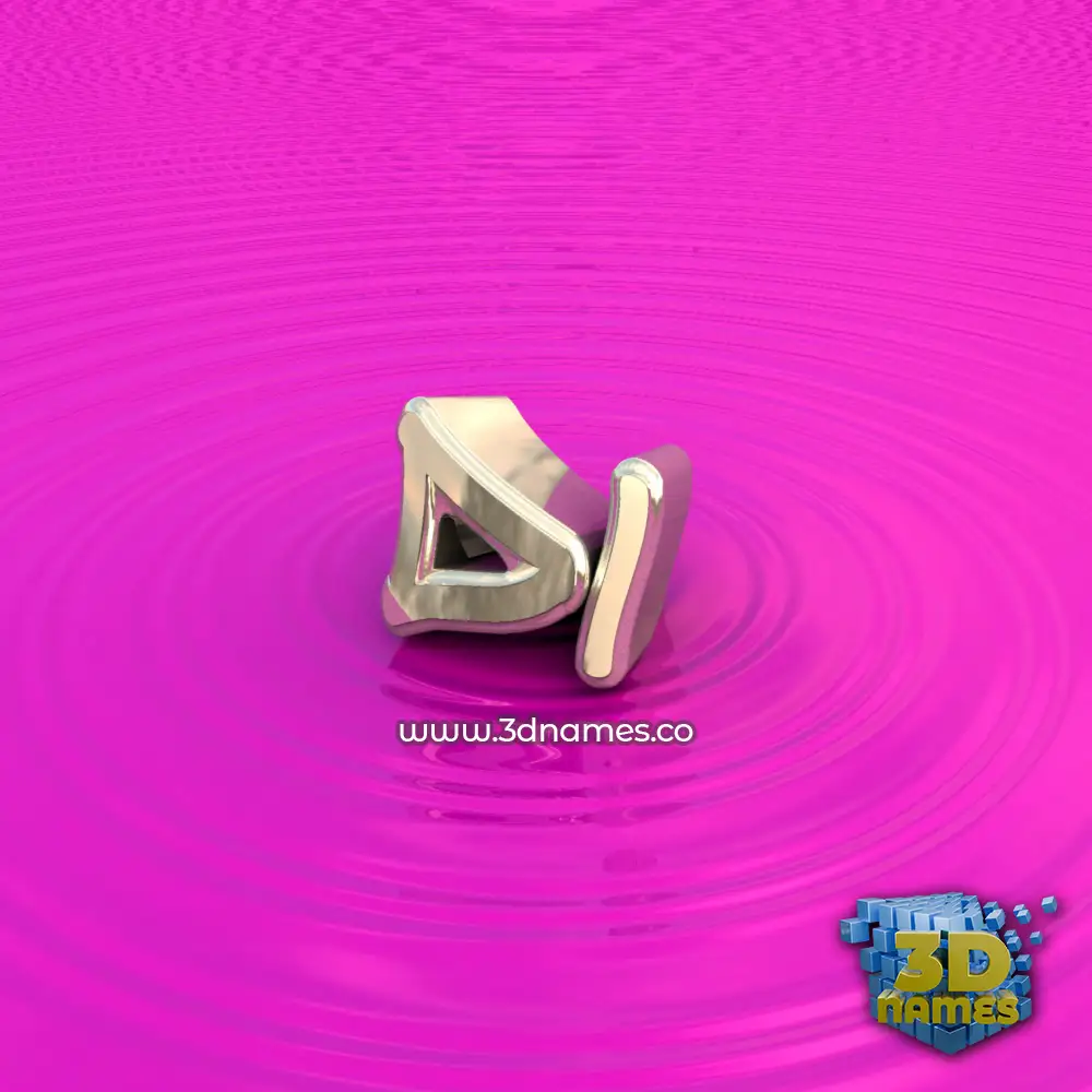 di in Pink Graffiti style - 3D name wallpaper