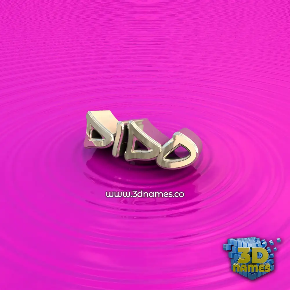 dido in Pink Graffiti style - 3D name wallpaper